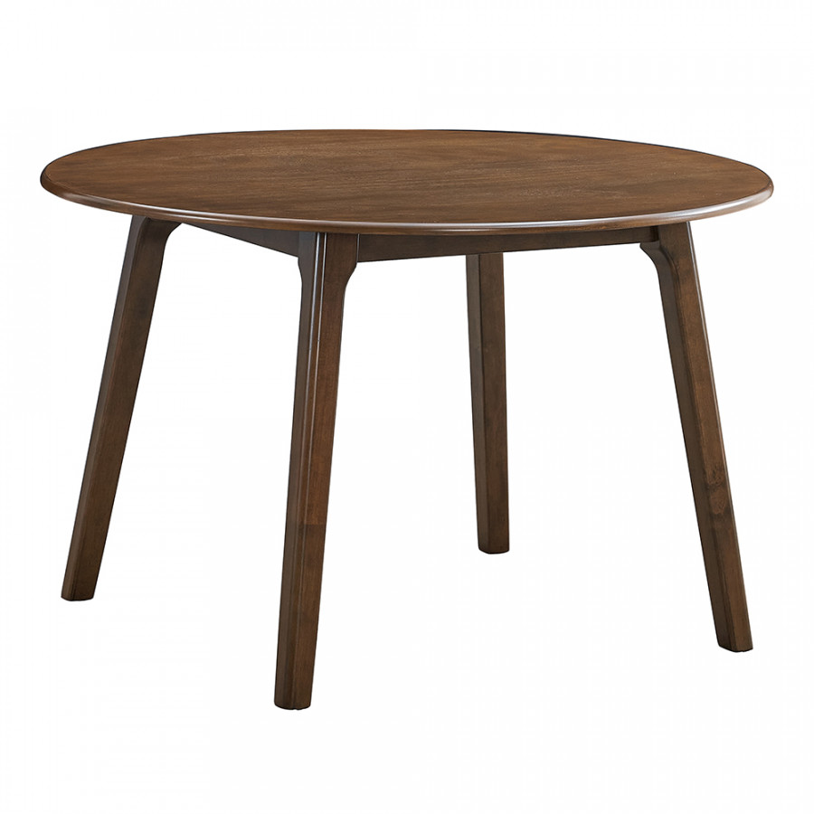 ACME - Keiki Round Dining Table in Walnut