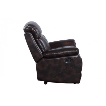 ACME - Perfiel Motion Recliner in Dark Brown