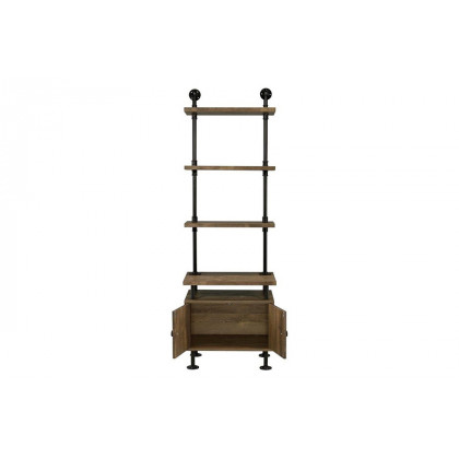 ACME - Ensata II TV Stand Side Pier in Rustic Oak/Black