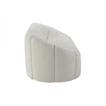ACME - Osmash Sofa in White Teddy Sherpa