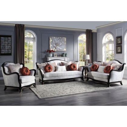 ACME - Nurmive Chair with 2 Pillows in Beige