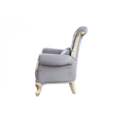 ACME - Galelvith Chair with Pillows in Gray
