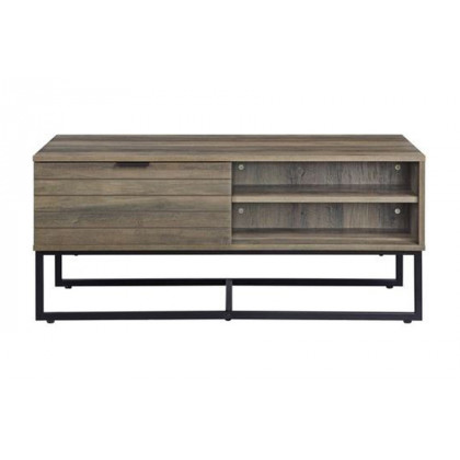 ACME - Homare Coffee Table in Rustic Oak/Black