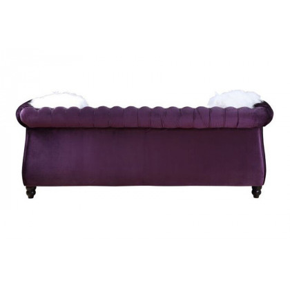 ACME - Thotton Sofa with 2 Pillows in Purple