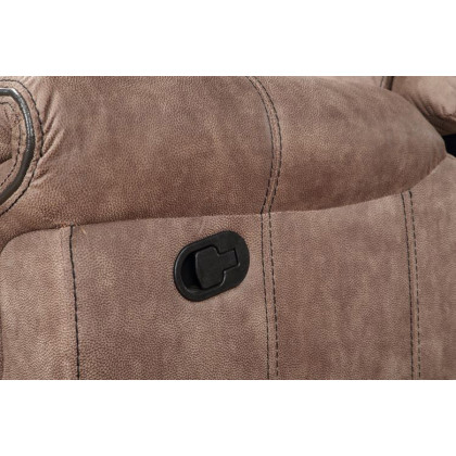 ACME Dollum Sectional Sofa - 2-Tone Chocolate Velvet
