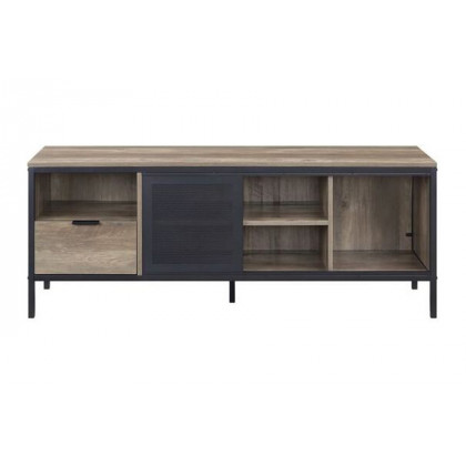 ACME - Nantan TV Stand in Rustic Oak/Black (LV00404)