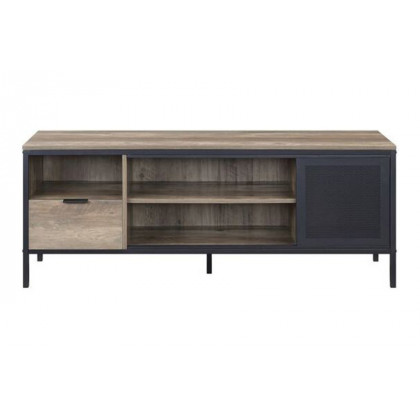 ACME - Nantan TV Stand in Rustic Oak/Black (LV00404)