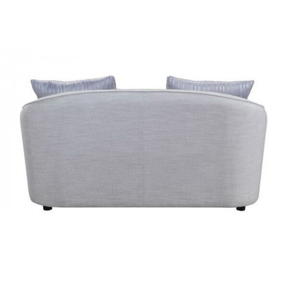 ACME - Mahler II Loveseat with 4 Pillows in Beige