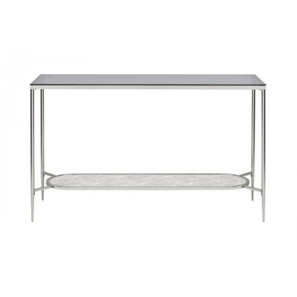 ACME - Adelrik Sofa Table in Glass/Chrome
