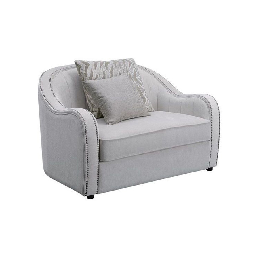 ACME - Mahler Chair with 2 Pillows in Beige