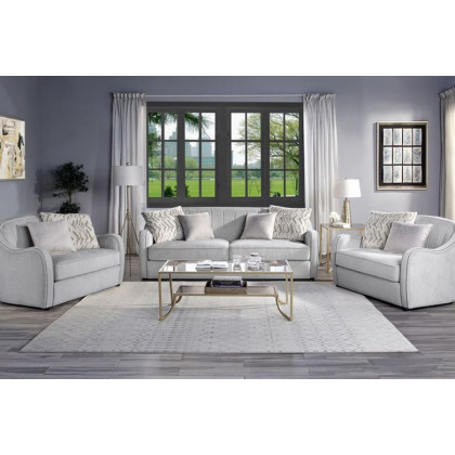 ACME - Mahler Chair with 2 Pillows in Beige