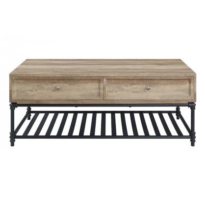 ACME - Brantley II Coffee Table in Oak/Sandy Black