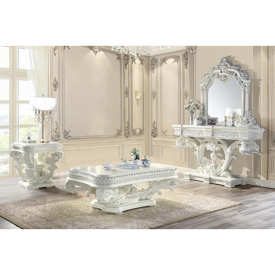 ACME - Vanaheim Coffee Table in Antique White