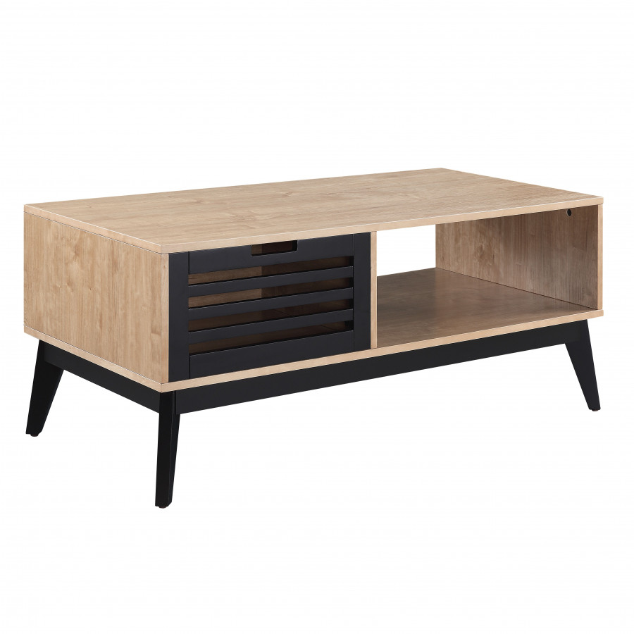 ACME - Gamaliel Coffee Table in Oak/Espresso