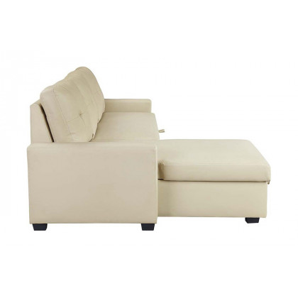 ACME - Dafina Sectional Sofa with Sleeper in Beige