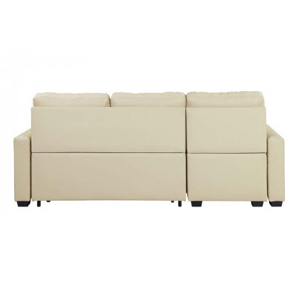 ACME - Dafina Sectional Sofa with Sleeper in Beige