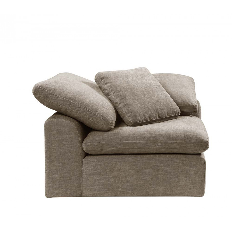 ACME Naveen Modular Wedge with Pillow - Beige Linen