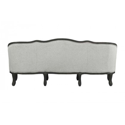 ACME - Samael Sofa with 3 Pillows in Gray/Dark Brown
