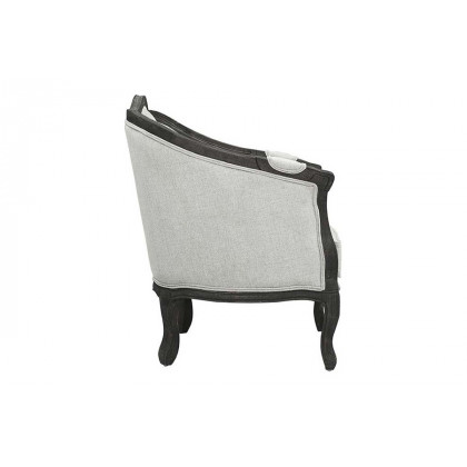 ACME Samael Chair with 1 Pillow - Gray and Black