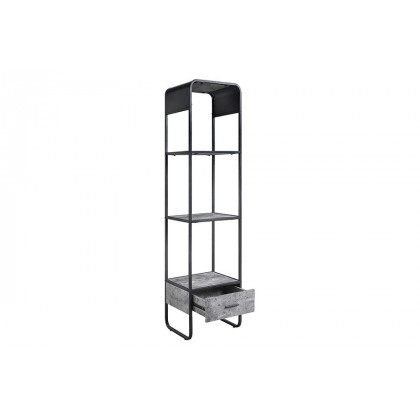 ACME - Raziela TV Stand Side Pier in Concrete Gray/Black