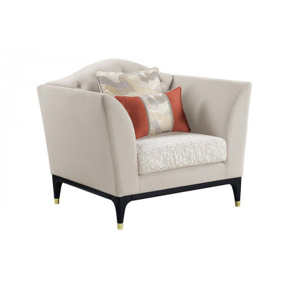 ACME - Tayden Chair with 2 Pillows in Beige