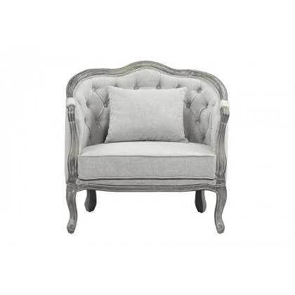 ACME Samael Chair with 1 Pillow - Gray