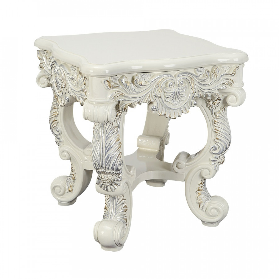 ACME - Adara End Table in Antique White
