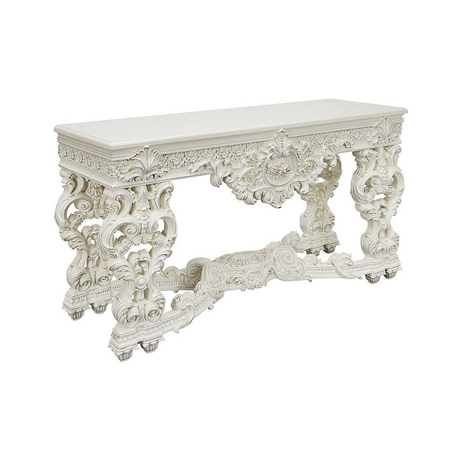 ACME - Adara Sofa Table in Antique White