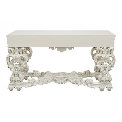 ACME - Adara Sofa Table in Antique White