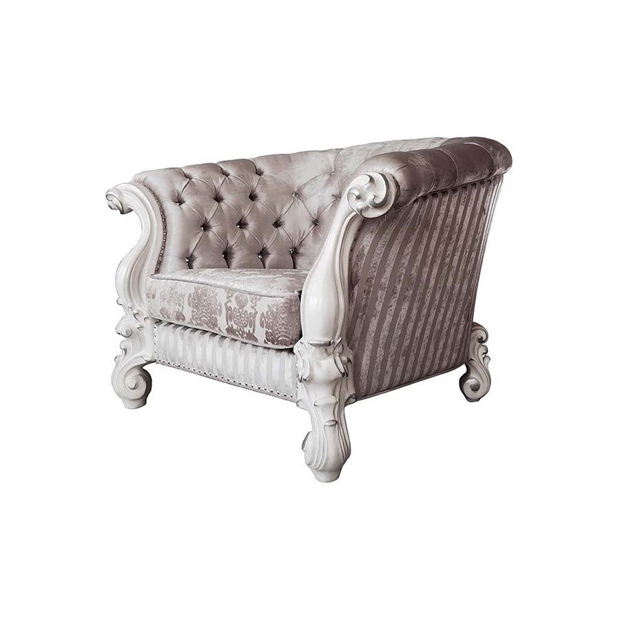 ACME - Versailles Chair with 2 Pillows