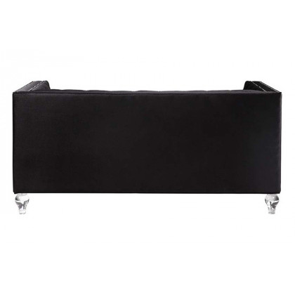ACME Heibero Loveseat with 2 Pillows - Gray (LV01404)