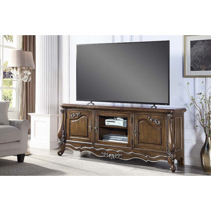 ACME - Latisha TV Stand in Antique Oak