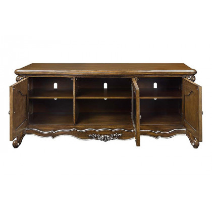 ACME - Latisha TV Stand in Antique Oak