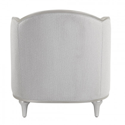 ACME - Kasa Chair with Pillow in Beige Linen/Champagne