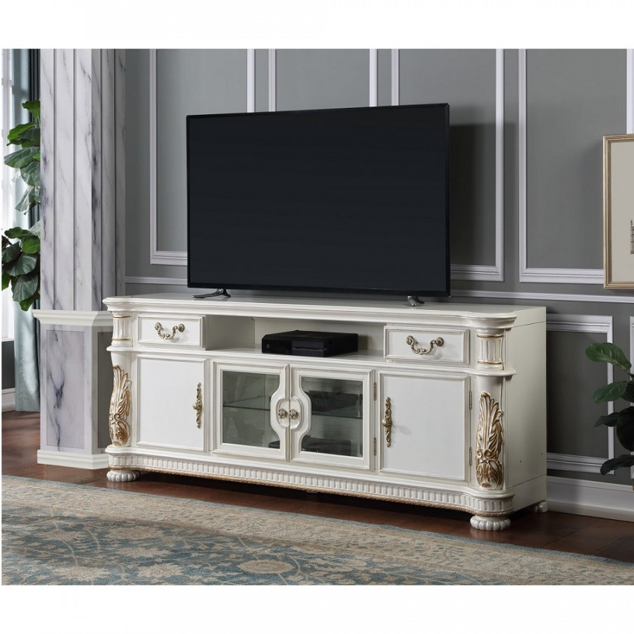 ACME Vendome II TV Stand - Antique Pearl