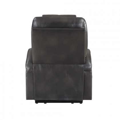 ACME Recliner with Power Lift & Massage - Gunmetal