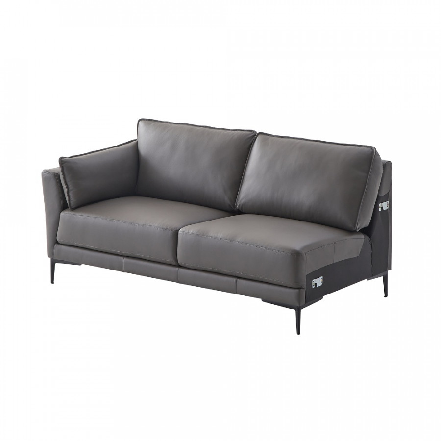 ACME - Meka Sectional Sofa in Anthracite