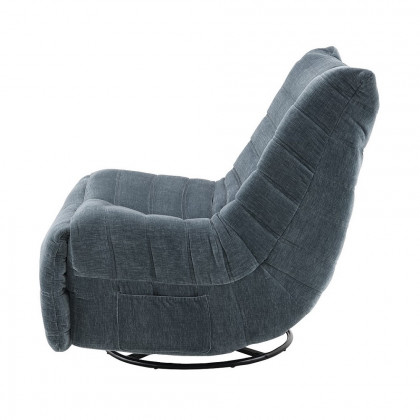 ACME Talmon Recliner with Swivel - Shadow Chenille