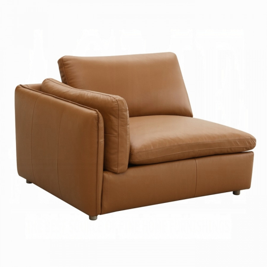 ACME - Brighton Modular Left Facing Arm Chair in Brown