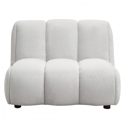 ACME - Manilla Chair in Ivory White Linen