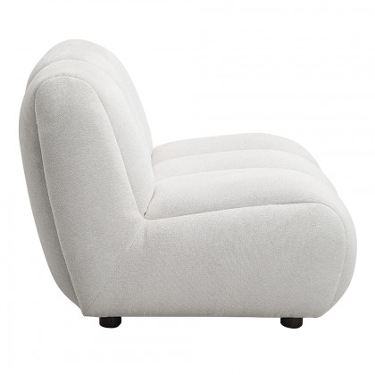 ACME - Manilla Chair in Ivory White Linen