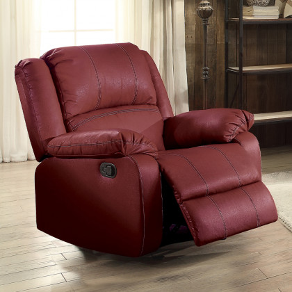 ACME Zuriel Motion Rocker Recliner - Red