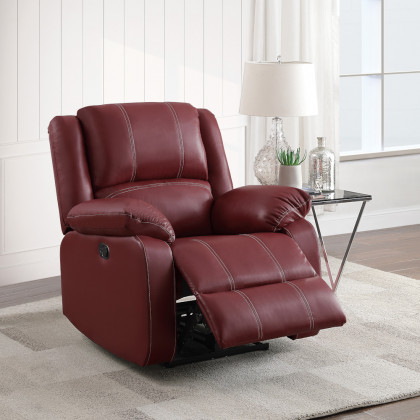 ACME Zuriel Motion Rocker Recliner - Red