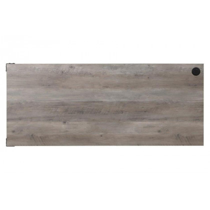 ACME Zakwani Writing Desk - Gray Oak and Black Finish OF00001