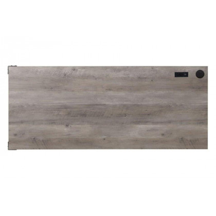 ACME Zakwani Writing Desk with USB - Gray Oak and Black Finish