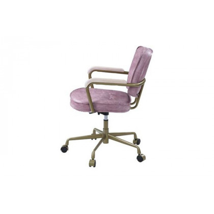 ACME Siecross Office Chair - Pink Top Grain Leather