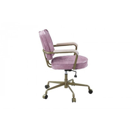 ACME Siecross Office Chair - Pink Top Grain Leather