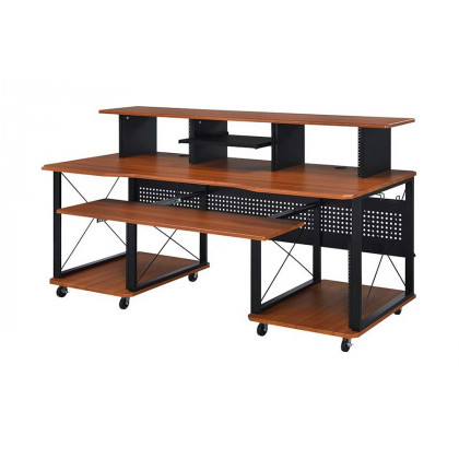 ACME Megara Music Desk - Cherry and Black Finish
