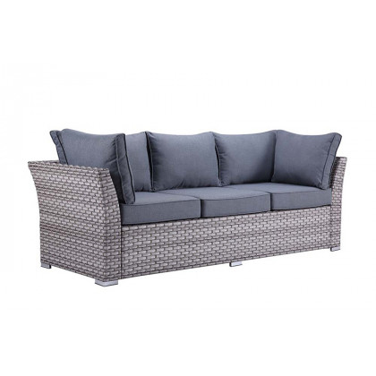 ACME - Laurance Patio Sectional Sofa & Cocktail Table in Gray