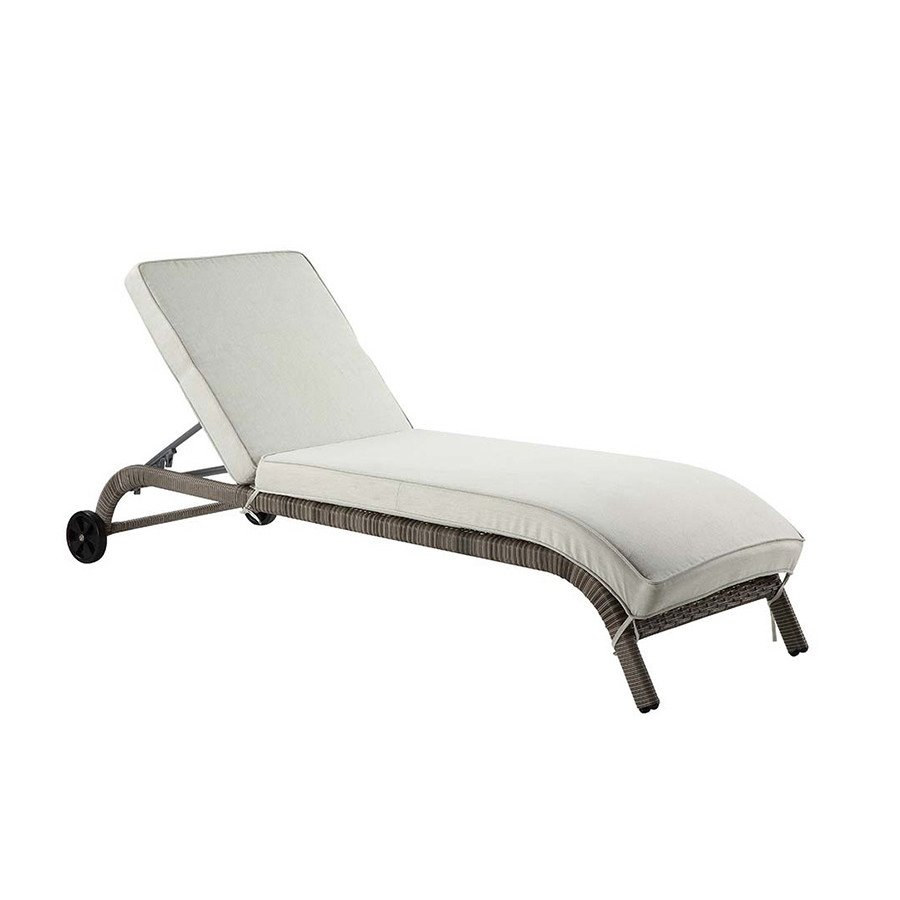 ACME - Salena Patio Sun Lounge in Beige/Gray (OT01094)